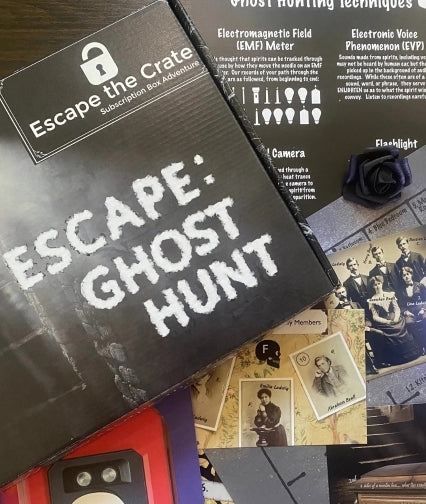 Escape the crate family game box Escape the crate family game box