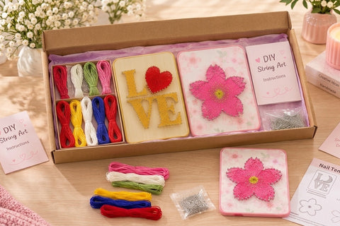 Wizardi String Art Subscription Box: 2 Surprise DIY Kits Every Month