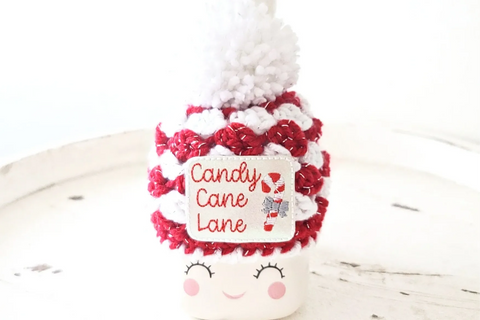 Holiday Marshmallow Mug Hat Tiered Tray Decor Box