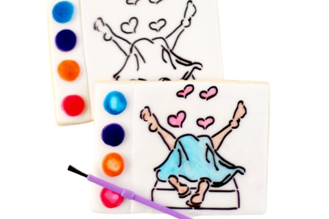 Paint Your Own Adult Sugar Cookie of the Month Club (6 Count)