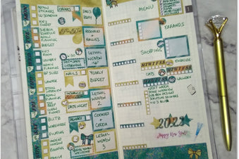 Functional Planner Sticker Kit for Hobonichi Weeks Planners