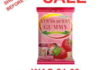 Cocon Strawberry Gummy with Fruit Juice 100g (Malaysia) SALE
