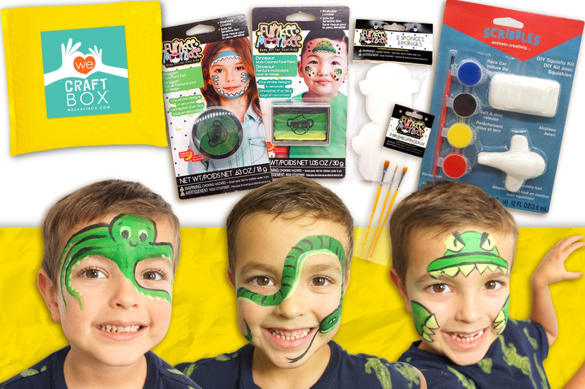 Dino Face Painting Kit