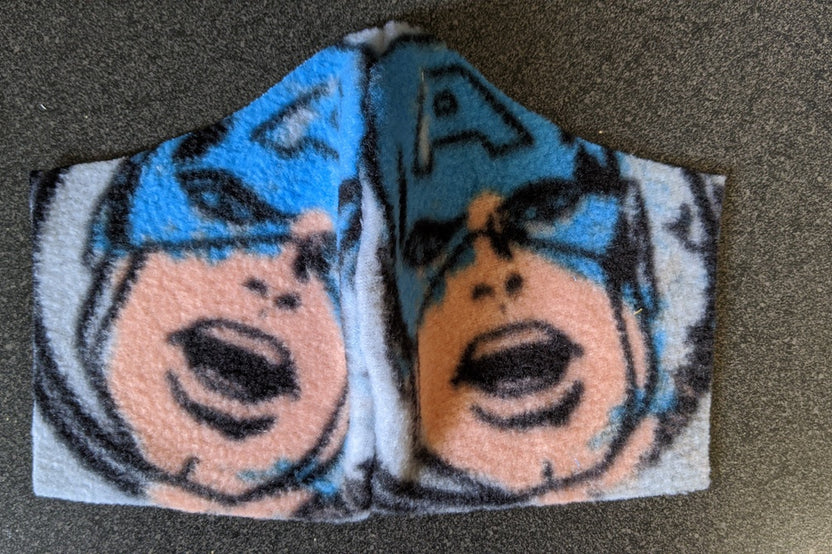 Captain America Fleece Face Mask