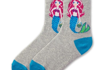 Girl's Mermaid Crew – Grey Heather