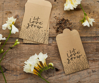 "Let Love Grow" Seed Favour Bags