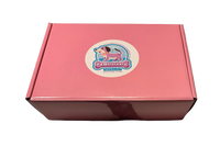 Monthly organic dog treat subscription box with small-batch gourmet treats