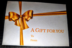 Gift cards will be added if you select the gift option and we will customize it with care to and from even add in notes.