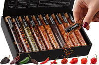 Kitsy Box Hot Pepper Flakes Chili Variety Set, 10 Pack - Monthly Refill Subscription