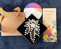 Dreamcloud handcrafted freshwater pearl brooch and pendant jewelry Gift Box