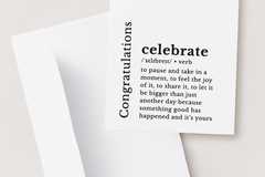 Congratulations Greeting Card with Loose Leaf Tea by Aura Herbal Teas
