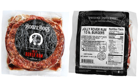 1lb. Jolly Rover Rum Burger