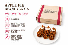 Apple Pie Brandy Snaps - DIY Baking Kit, Ideal Baking Gift by CrumbleCrate