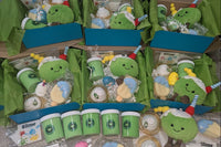matcha green tea starbucks slime mystery blind box figure jellycat coconut plush labubu sunny angel hello kitty