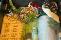 Yule Sabbat Box 2025. Yule Log Kit, Wishing Cone, Solstice Ornament, Wooden Moons Calendar 2026, Altar Bell with Stag Charm,Ritual Oil +more