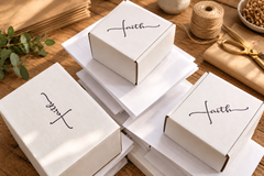 Tranquil Rose luxury handmade gift boxes with elegant packaging for bath, body, and self-care products