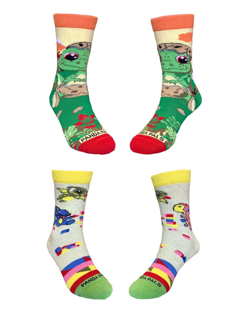 Baby Dinosaurs Socks (Set of Two) (Ages 3-7)