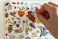 Postix quality sticker sticker sheets featuring a range of playful, cute and modern designs, made for sticker lovers worldwide