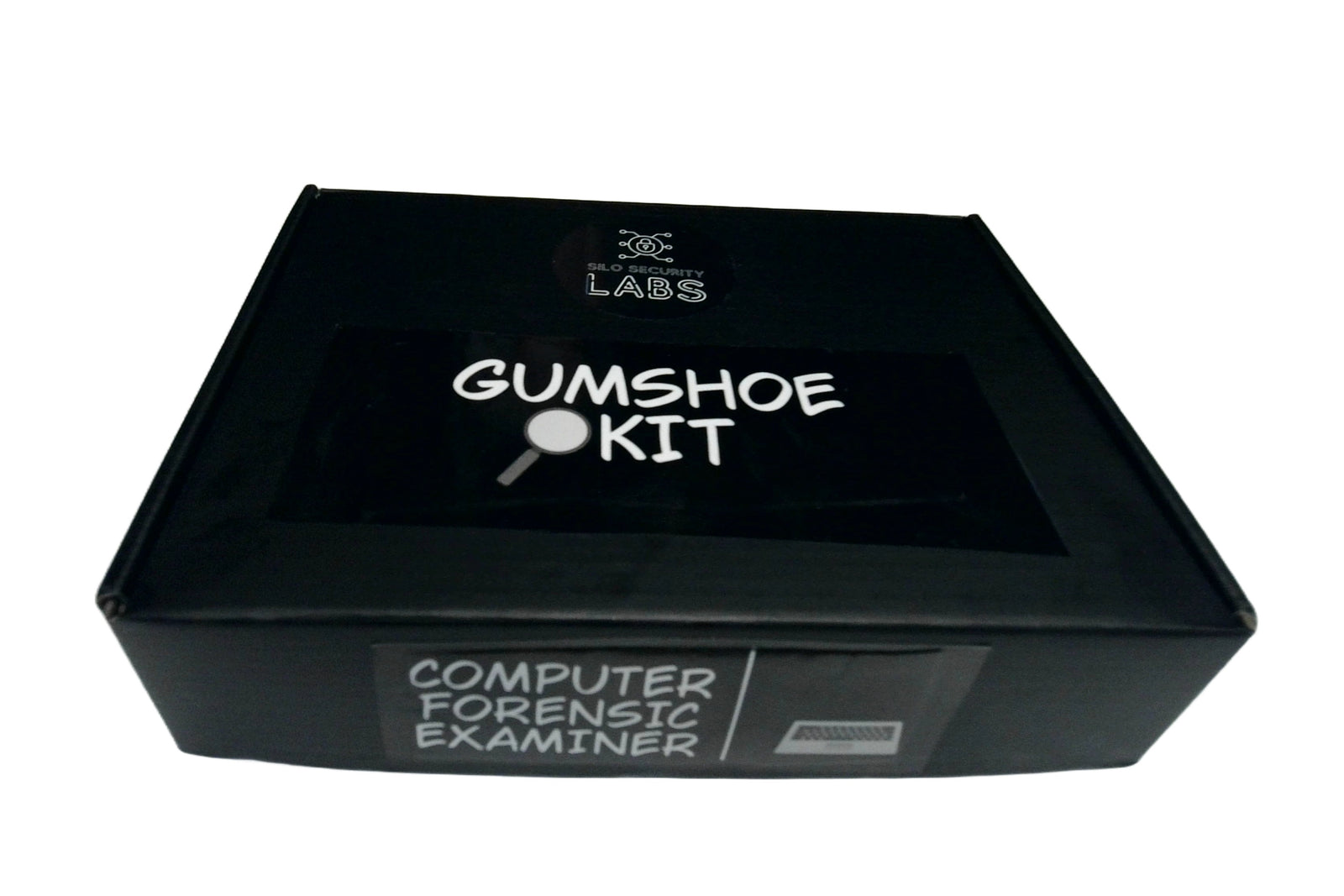 This is a  9x6.5x2 box that includes the material necessary to complete the two cases for you to delve into Computer Forensics.