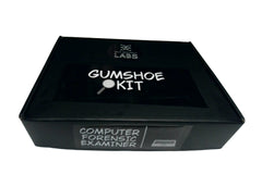 This is a  9x6.5x2 box that includes the material necessary to complete the two cases for you to delve into Computer Forensics.