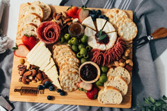 Platterful Handcrafted Wooden Bamboo Charcuterie Board (10x15")
