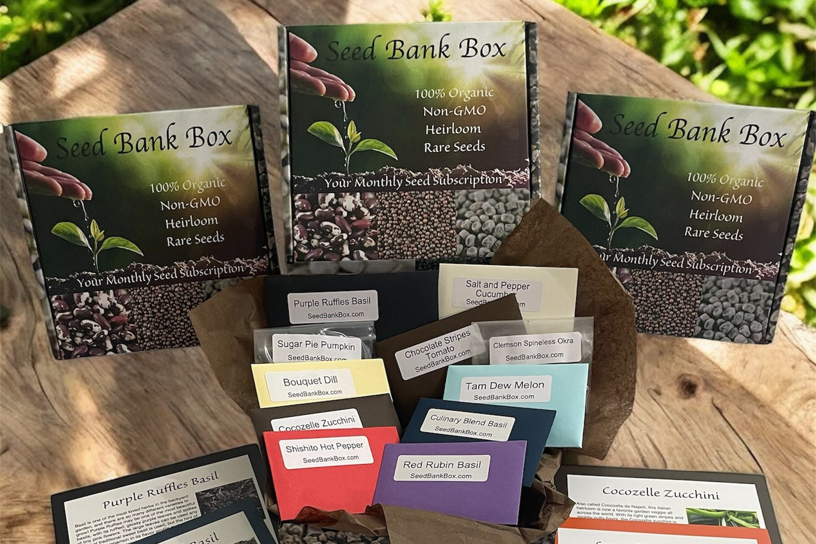 plant seed subscription box Seed Bank Box