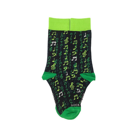 Music Note Matrix Socks from the Sock Panda (Tween Sized)