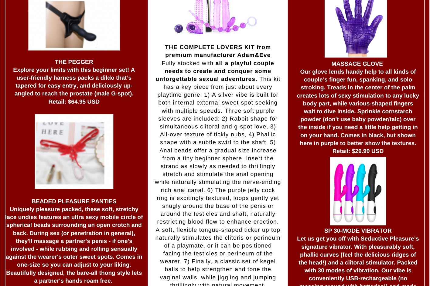 Complete Lover's Kit curated adult gift box (11 items, $244.91 MSRP!!!)