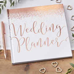 Rose Gold Foiled Wedding Planner
