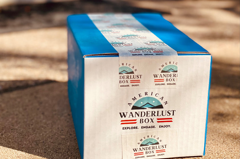 Discover the unique flavors and hidden gems of a different state every month with the American Wanderlust Box!