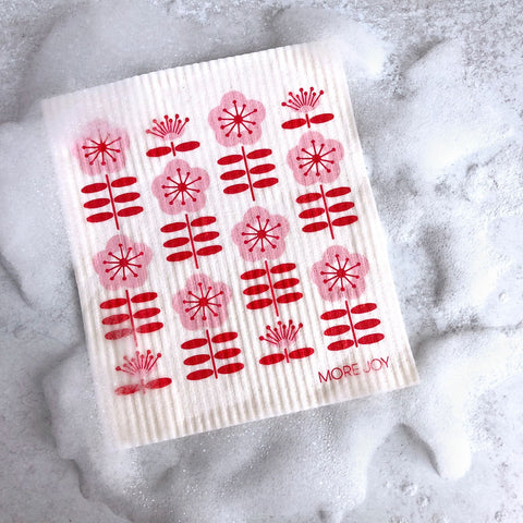 Cherry Blossoms Swedish Dishcloth