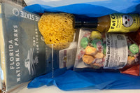 Discover the unique flavors and hidden gems of a different state every month with the American Wanderlust Box! - Florida Box items