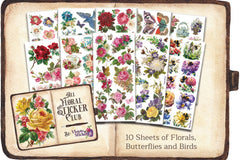 The All Floral Sticker Club by Violette Stickers