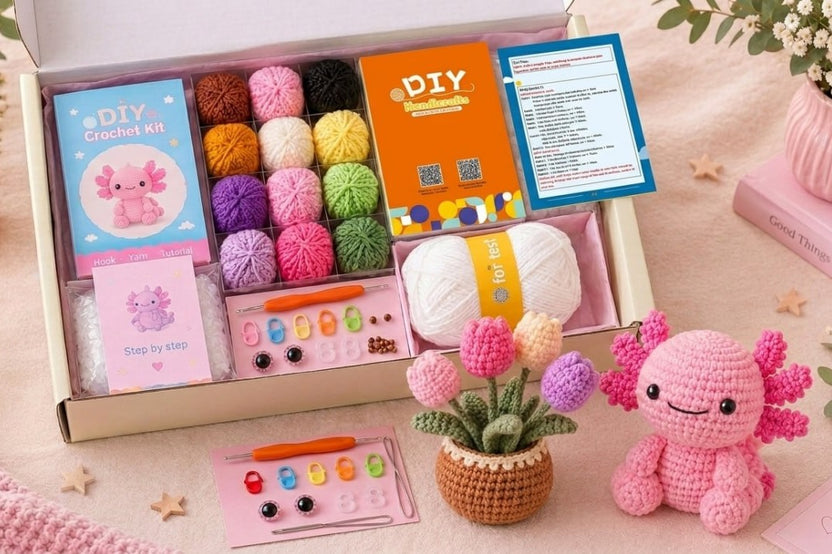 Wizardi Amigurumi Surprise Box – Crochet Kit Subscription for Craft Lovers & Gifts