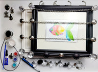 Unique Jewely Frame by ArtKits. The art comes from the jewelry you add. Everyting included, delivered right to your home.