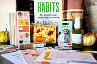 "Habits" is the theme of this fall box. Features a 3- in-1 habit tracker, the best selling "Tiny Habits" by B.J. Fogg and habits BINGO.