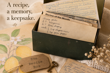 The Recipe Box: Monthly Recipes, Memories & Keepsakes Snail Mail - Free Shipping