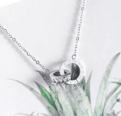 ROMAN ♡ AAA CZ Titanium Steel Tarnish free Necklace