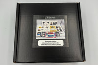 Featured Monthly Box that your subscription will include.  Custom Label that shows all of the cards you can hit!