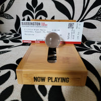 Broadway Playbill, Program, Ticket, Flyer Bamboo Holder with Glass Ball -- Now Playing