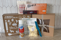 Crate 2: Baking with a Thermometer - Featured recipe: Classic Neiman Marcus Bars. Crate contains all tools shown here!