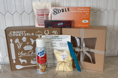 Crate 2: Baking with a Thermometer - Featured recipe: Classic Neiman Marcus Bars. Crate contains all tools shown here!