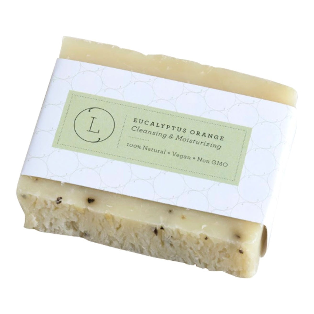 2 x Eucalyptus Natural Handmade Soap Bar, Fresh Cold Process Soap