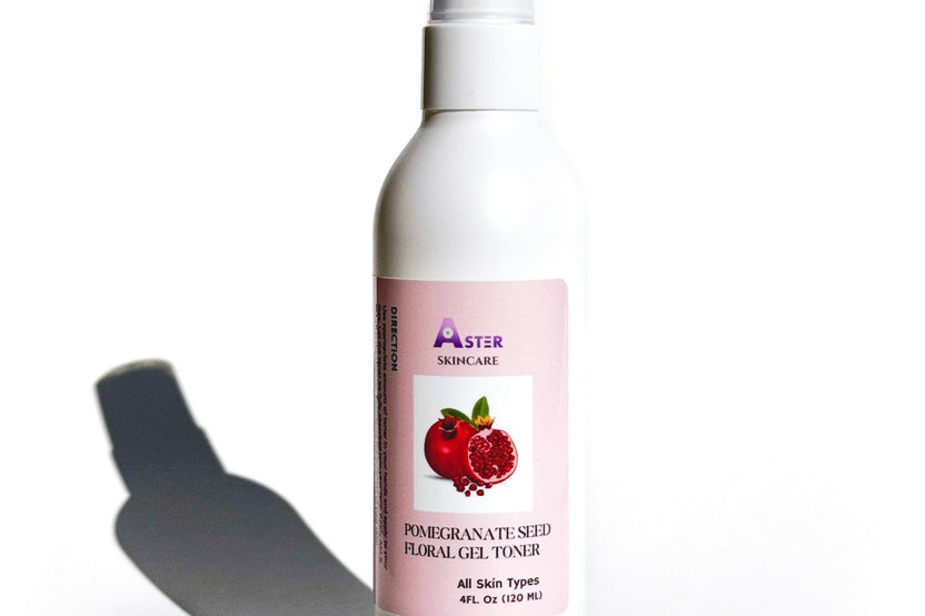 Brightening Floral Gel Toner | Pomegranate Extract | Vegan & Organic