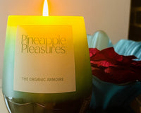 Pineapple Pleasures
Luxury Scented Soy Candle
Handmade 100% Soy Candle
with Soy Wick
70 + Hour Burn Time
8 OUNCE CANDLE
The Organic Armoire