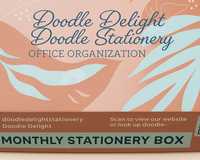 Holiday Advent Calendar Doodle Delight Stationary Box