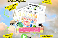 Elementary Artist Box by Classy Artist Box - For Kids ages 6-11