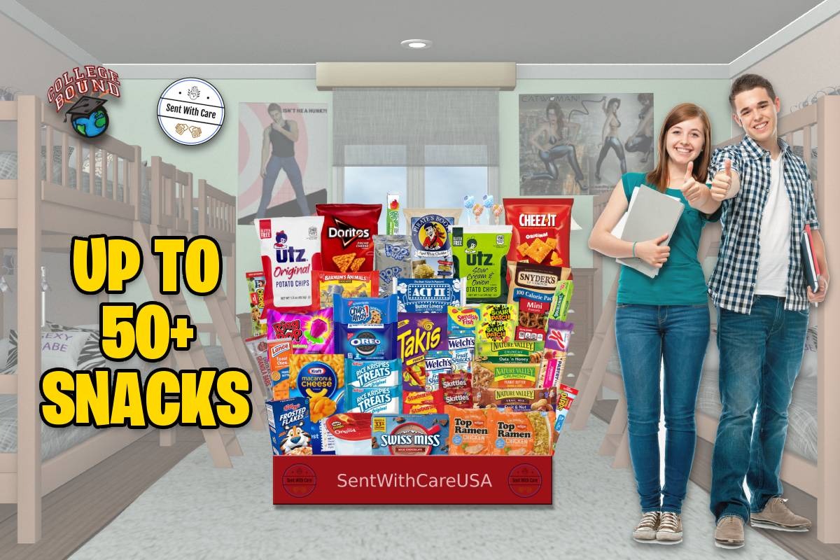 Snack Box for Students College Snack Gift Box Back to School