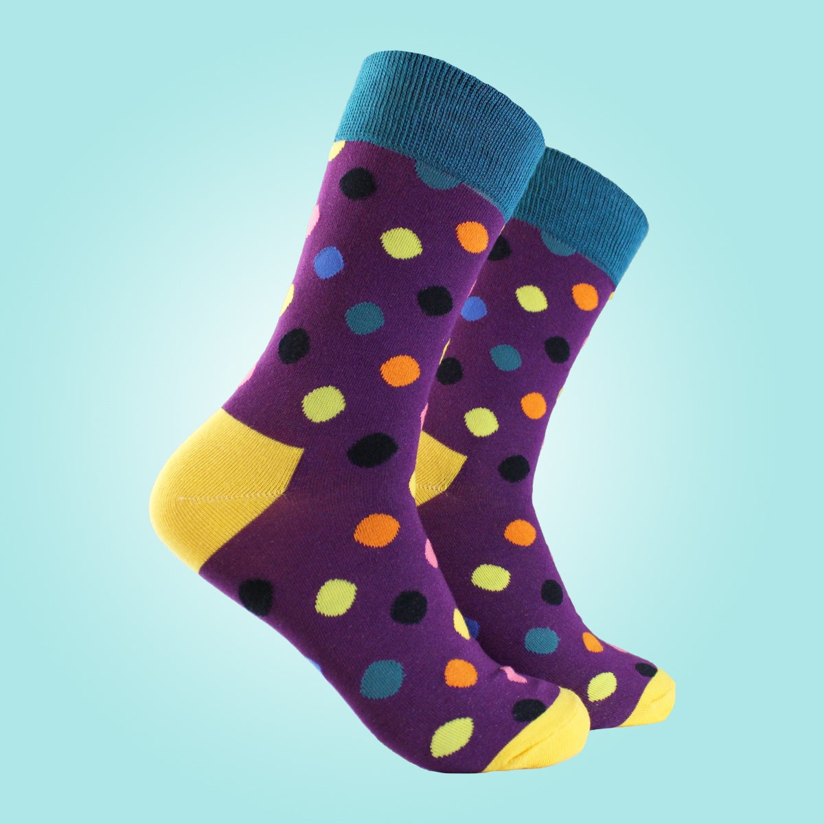 Violet Polka Sock - Women's