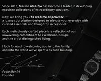 The Maéstro Experience